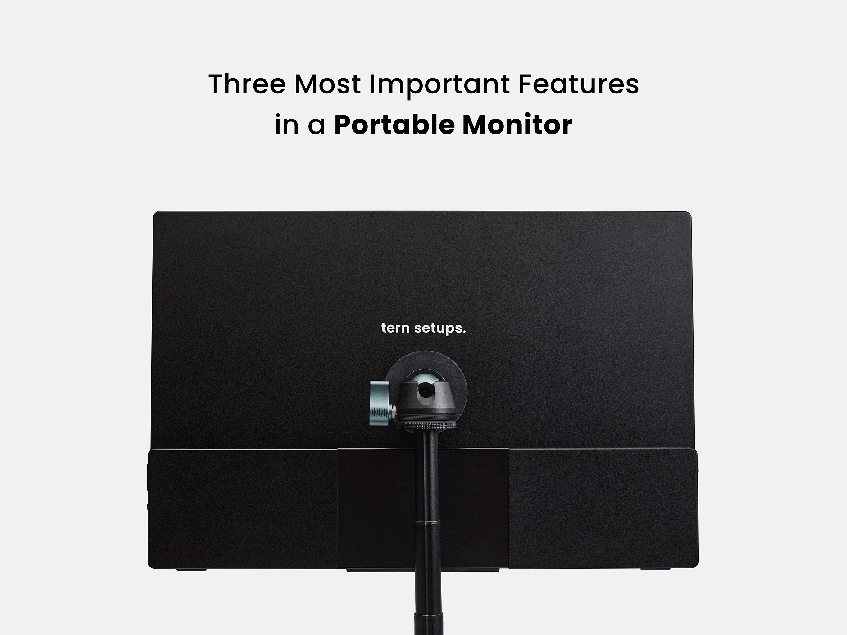 The Three Most Important Features in a Portable Monitor
